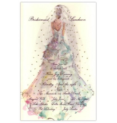 Bridal Shower Invitations, The Gown, Odd Balls